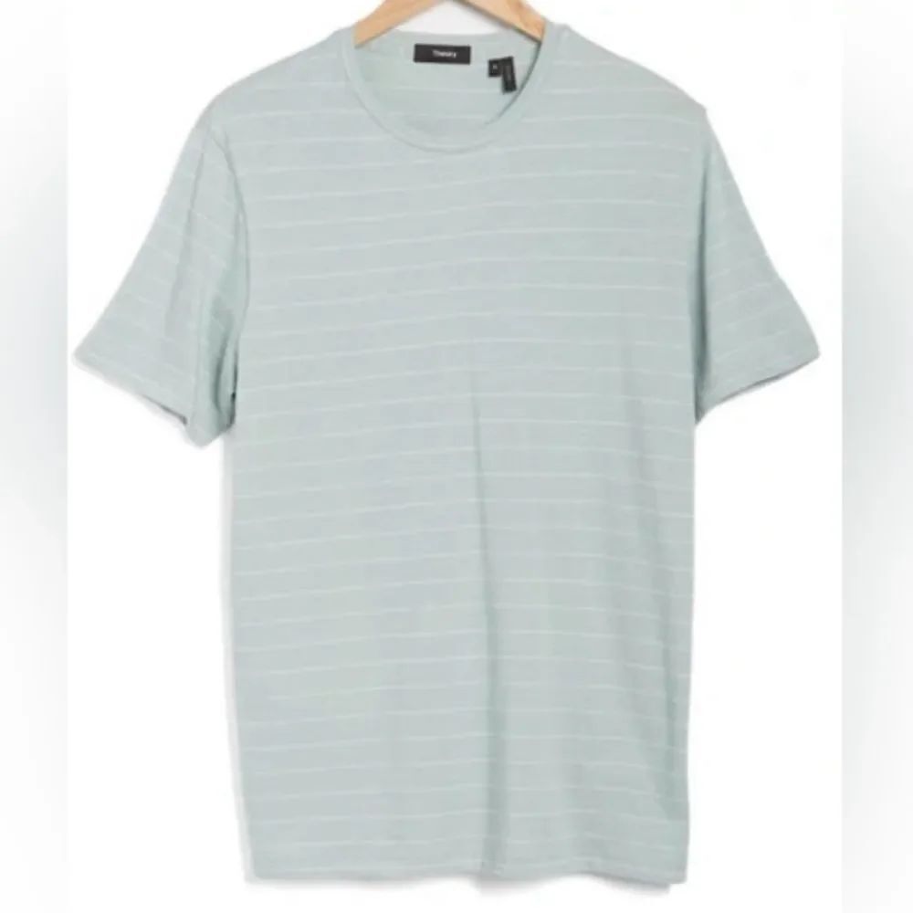 Theory Men’s Cotton Clean T-Shirt Striped XL